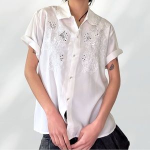 SOLD Vintage Embroidery Top